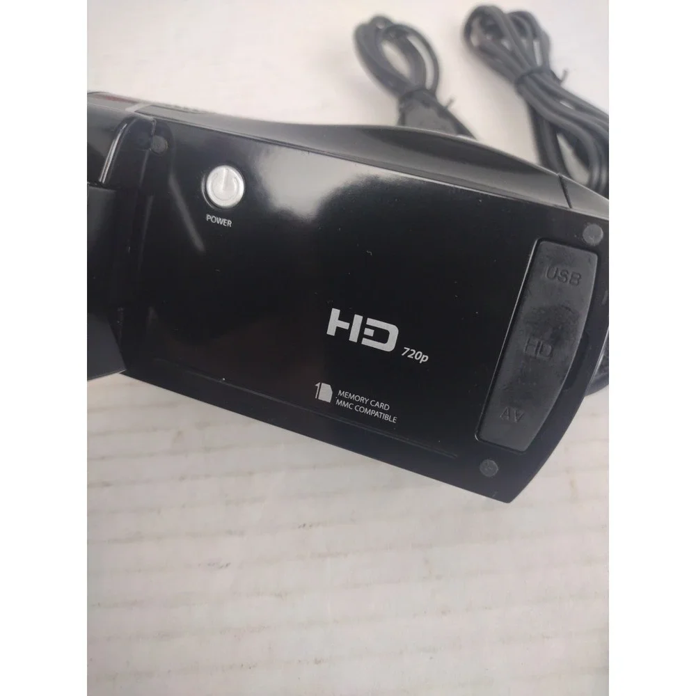 Emerson EVC720 HD 720p Digital Camcorder Tested Working W/Box and Manual